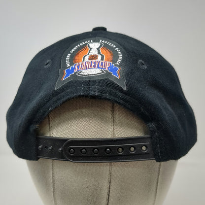 Logo 7 NHL Stars Sabres 1999 Stanley Cup Championship Hat Black Snapback Vintage