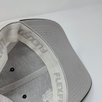 Chiller Decks Fitted Trucker Hat Black One Size Flexfit Mesh Back Yupoong