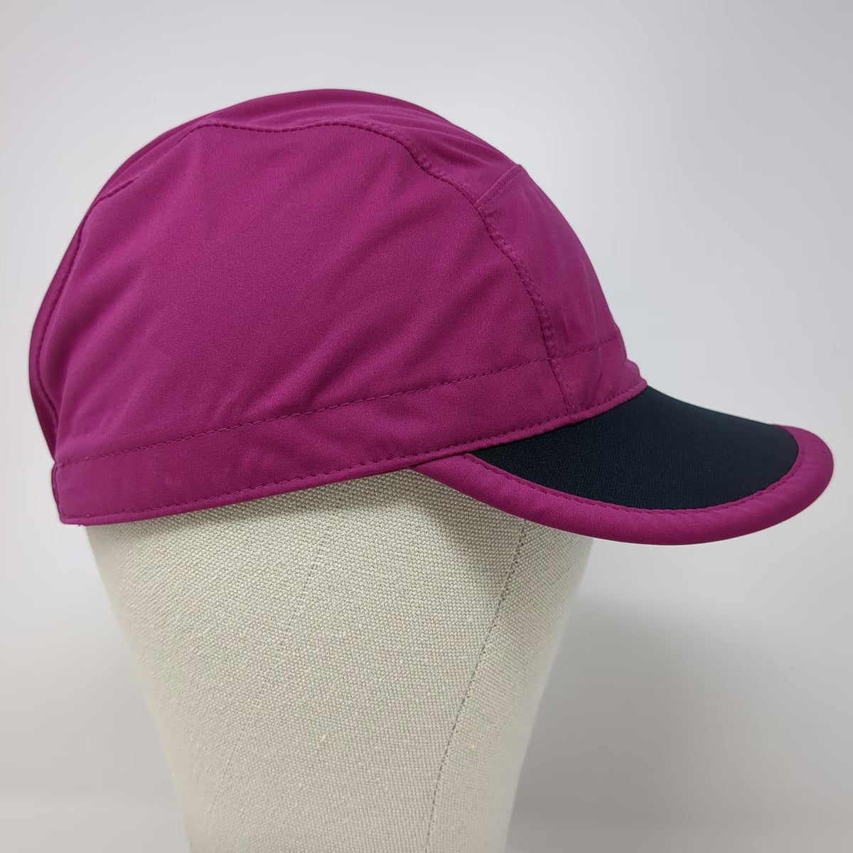 Brooks 5 Panel Purple One Size Running Hat Lightweight Reflective Breathable