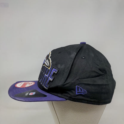 Baltimore Ravens Snapback Hat Black Purple Embroidered New Era 9Fifty Logo M/L