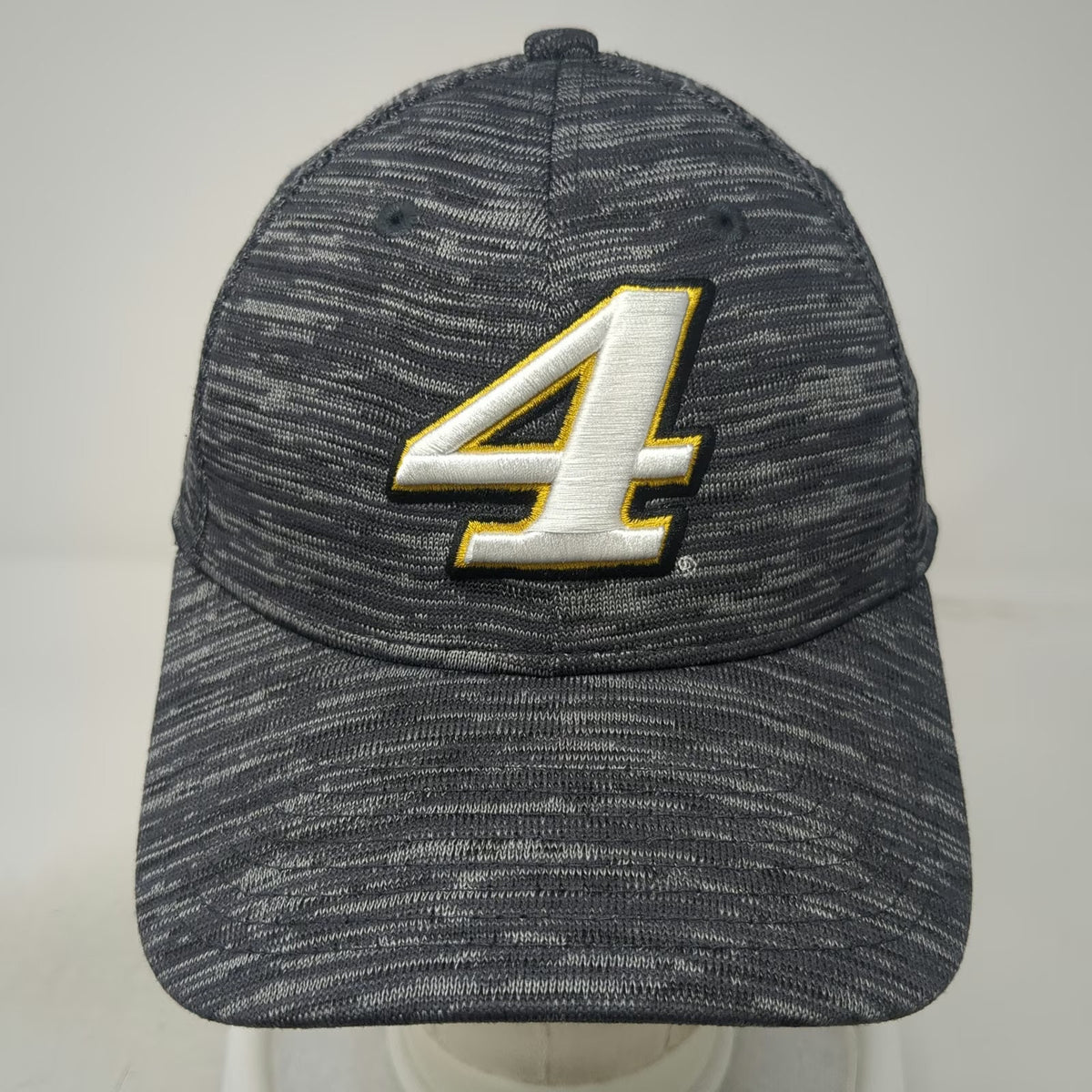 New Era Snapback Hat Gray OSFM Kevin Harvick NASCAR 4 Heathered 9FORTY Racing