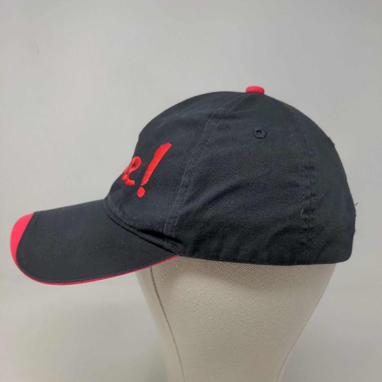 Hit Wear Men's Strapback Hat Black Size OSFA Embroidered Live! 100% Cotton