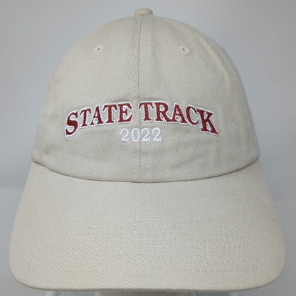 Fahrenheit Baseball Cap Beige One Size State Track 2022 IHSAA Embroidered Hat