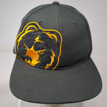 47 Boston Bruins NHL Gray Yellow One Size Cap Bear Logo Slideback Embroidery Hat