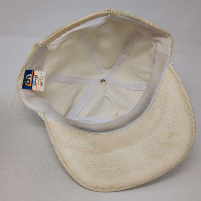 California Headwear Oakland Athletics MLB 5 Panel Beige Green Rope Hat Vintage