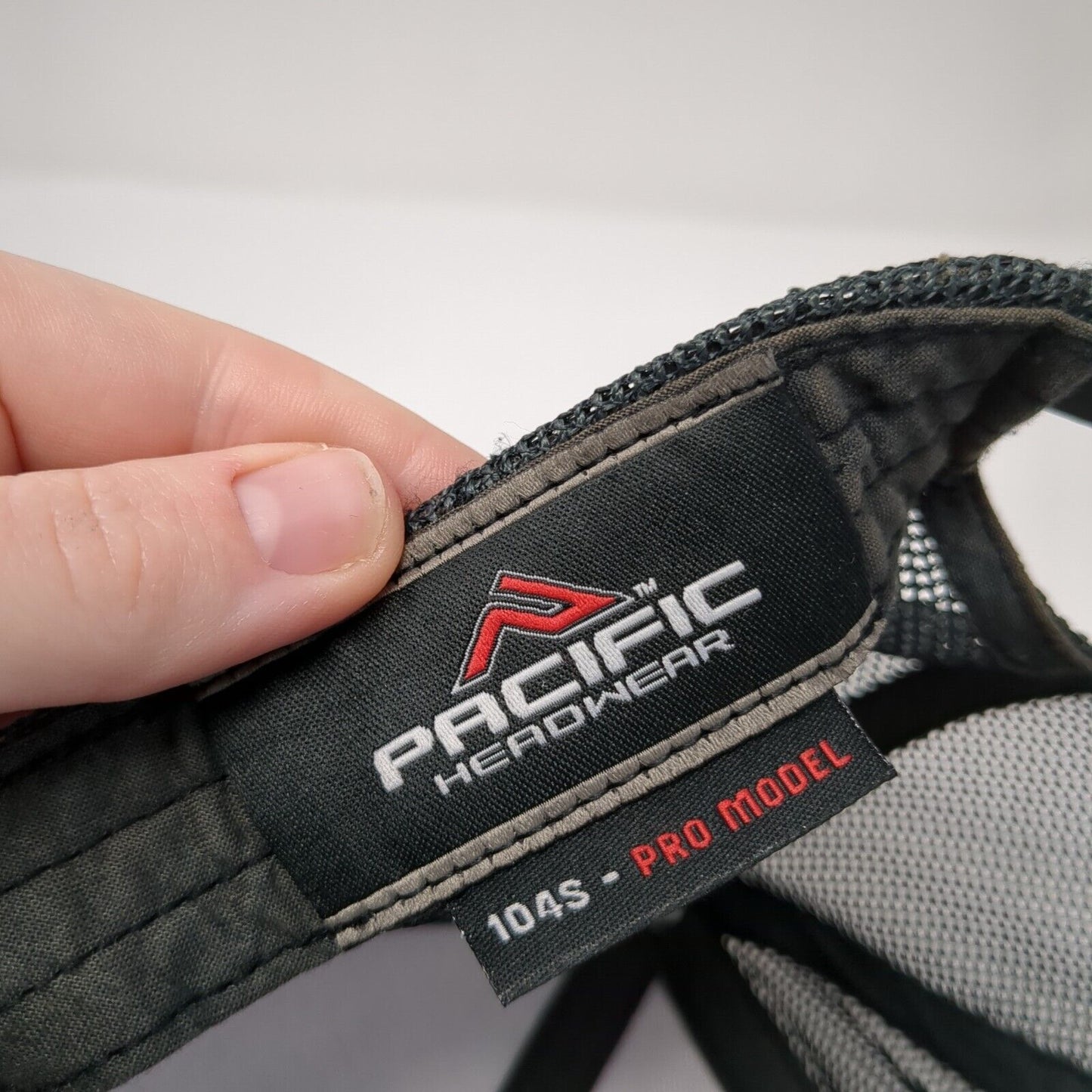 Our Town Snapback Trucker Hat Gray OS Adjustable Mesh Back Pacific Headwear