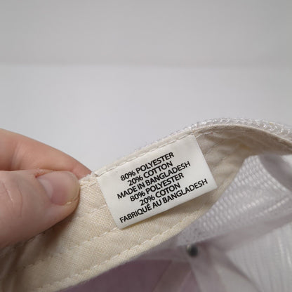 Unbranded Snapback Trucker Hat Red One Size Adjustable 6 Panel Mesh Back