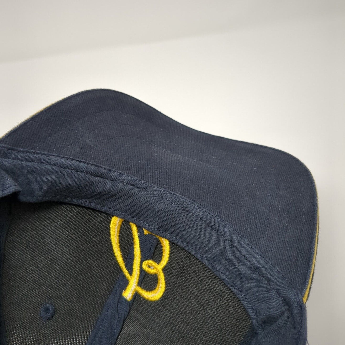 Breitling 1884 Slideback Hat Blue OSFA Embroidered Big Logo Organic Cotton