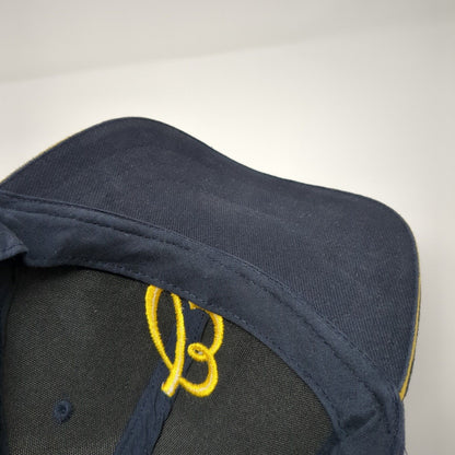 Breitling 1884 Slideback Hat Blue OSFA Embroidered Big Logo Organic Cotton
