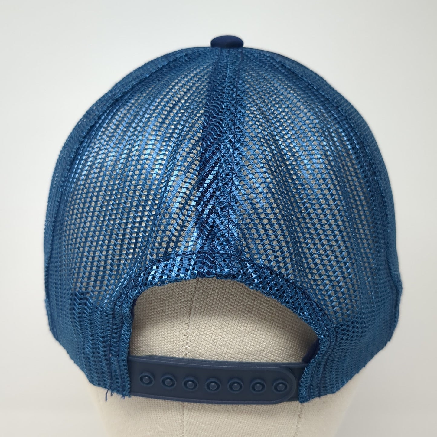 FCE Fries Correctional Equipment Inc. Rope Trucker Hat Blue One Size Mesh Back