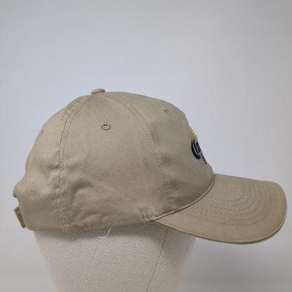Corona Light Strapback Hat Brown One Size Adjustable Embroidered Acme