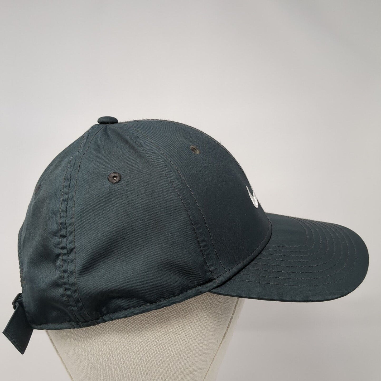 Nike Swoosh Slideback Golf Hat Gray One Size Embroidered Legacy91