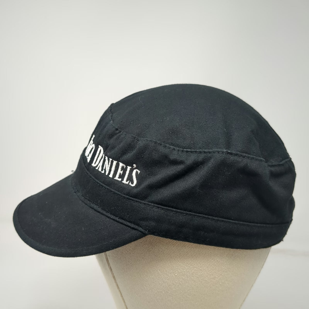 Jack Daniel's Army Cap Black One Size Embroidered Logo Strapback Whiskey Hat