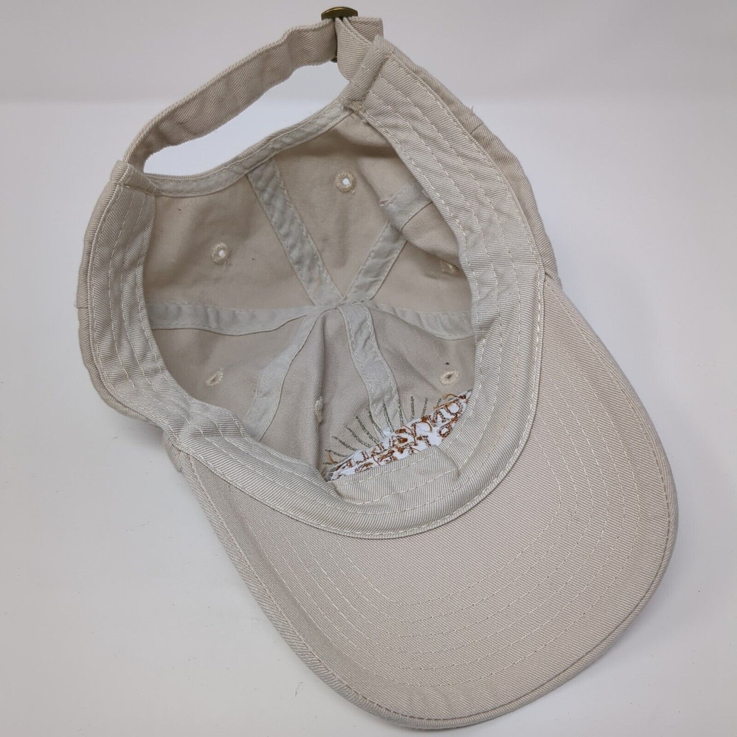 Sun Valley Writers Conference Women's Slideback Hat Tan Small OS Embroidered