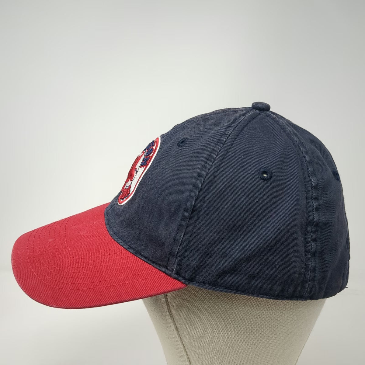 Boston Red Sox MLB Drew Pearson Baseball Cap Blue White One Size Adjustable Hat