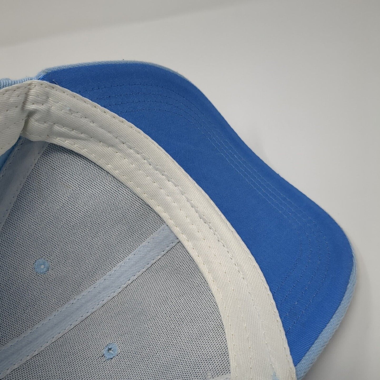 Unbranded Slideback Baseball Cap Blue One Size Adjustable Embroidered Blank