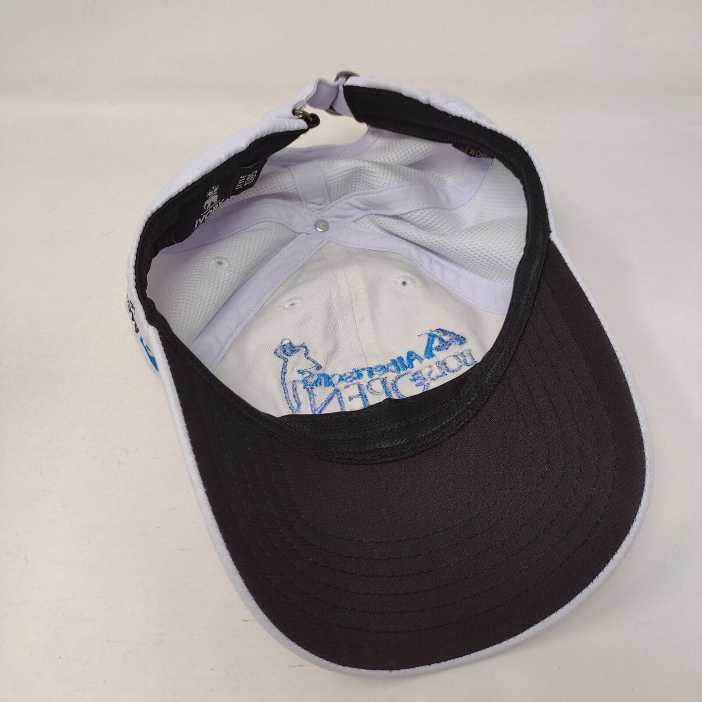 Albertson's Boise Open Presented Chevron Slideback Hat White OS Ivory Headwear
