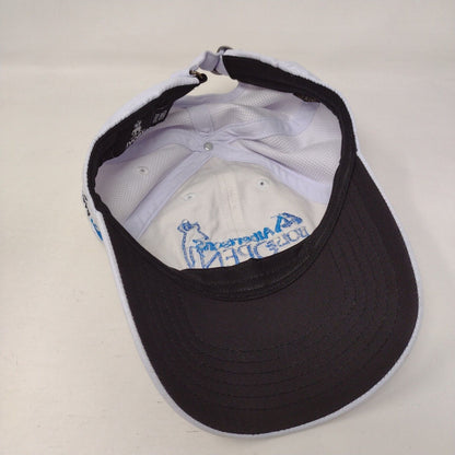 Albertson's Boise Open Presented Chevron Slideback Hat White OS Ivory Headwear