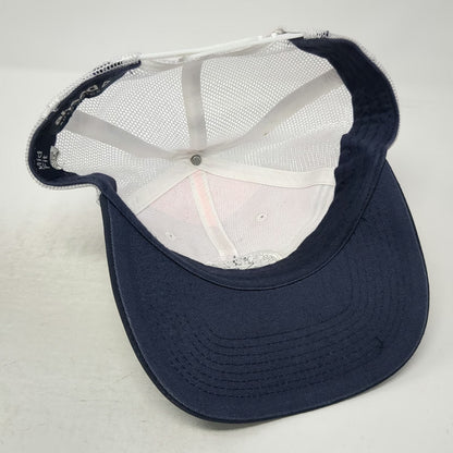 Ahead St John Brewers USVI Trucker Hat Blue Pink White One Size Mesh Snapback