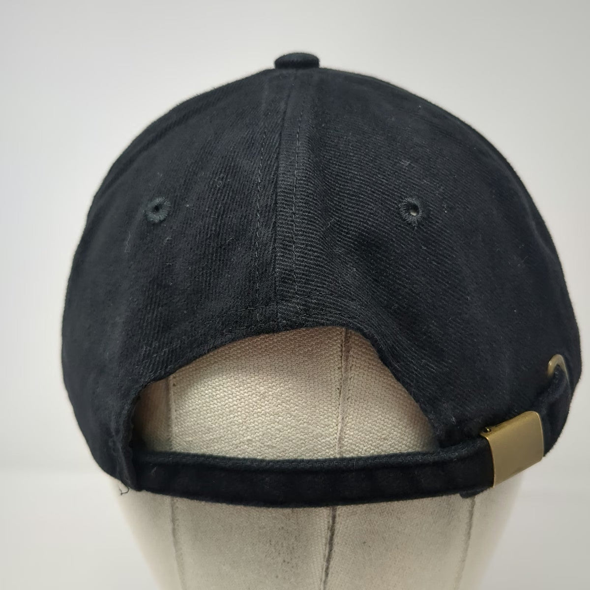 Anvil Baseball Cap Black One Size Anchor Inn Embroidered Logo Slideback Hat