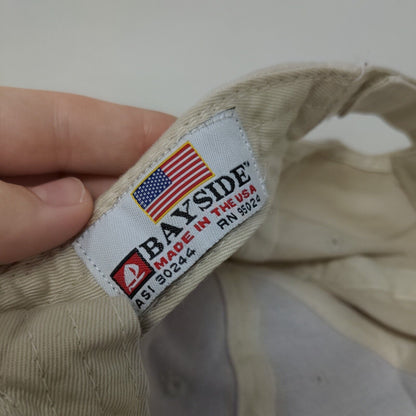 Dillon & Company Strapback Hat Cream One Size Adjustable Bayside