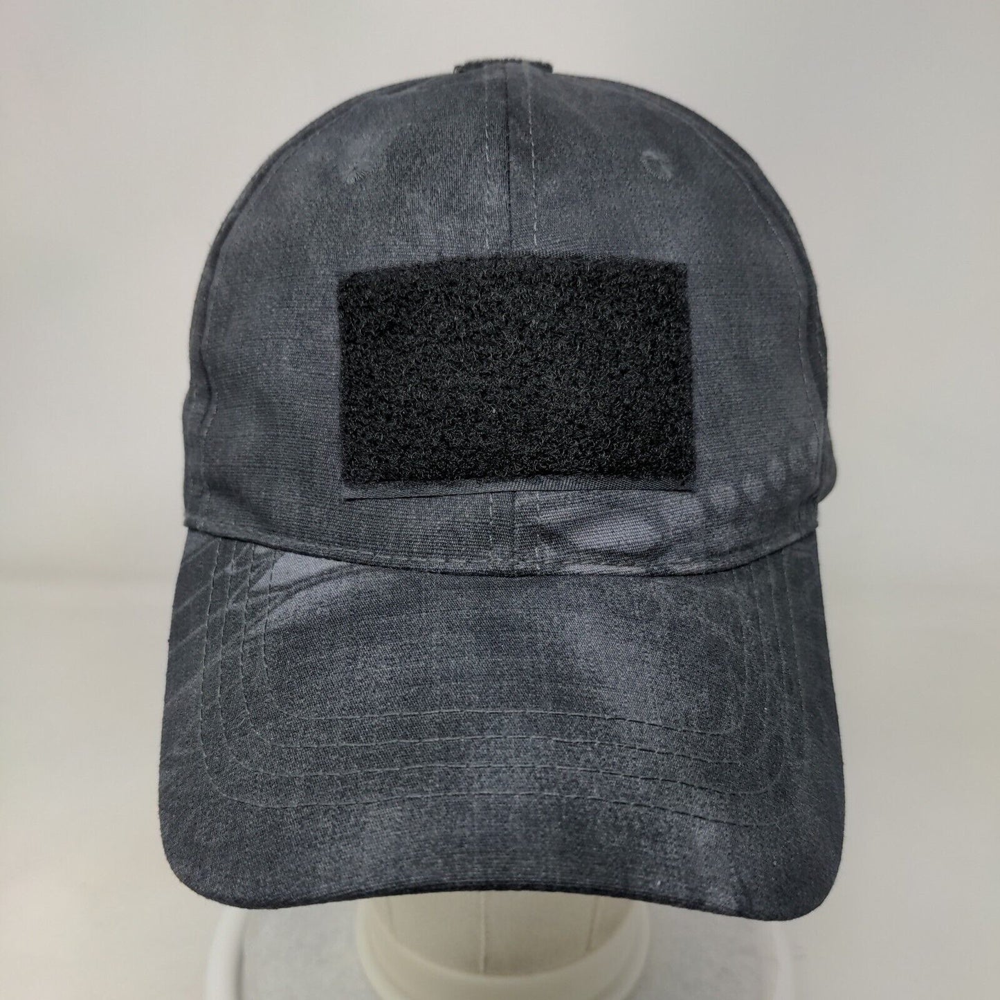 Unbranded Strapback Hat Gray One Size Adjustable 6 Panel Vent Holes