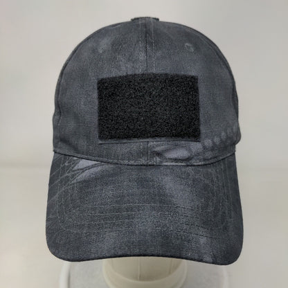 Unbranded Strapback Hat Gray One Size Adjustable 6 Panel Vent Holes