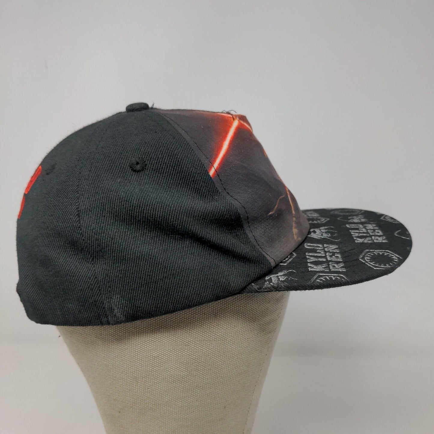 Star Wars Boys Snapback Hat Black OS Kylo Ren Embroidered & Graphic Logos