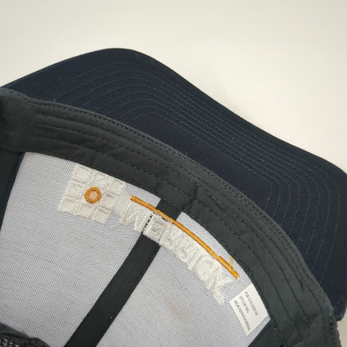 Pacific Headwear Merrick Blue Trucker Hat One Size Mesh Back Snapback Logo Hat