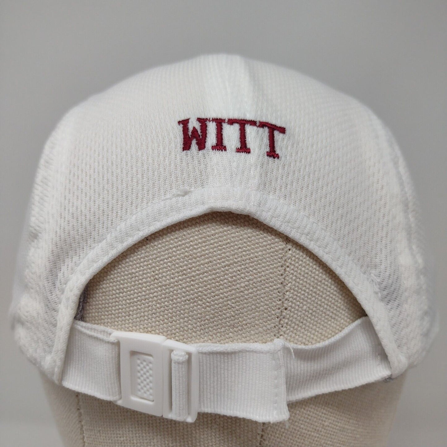 Headsweats Slideback Hat White Episcopal Rowing Witt Embroidered Logo