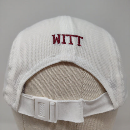 Headsweats Slideback Hat White Episcopal Rowing Witt Embroidered Logo