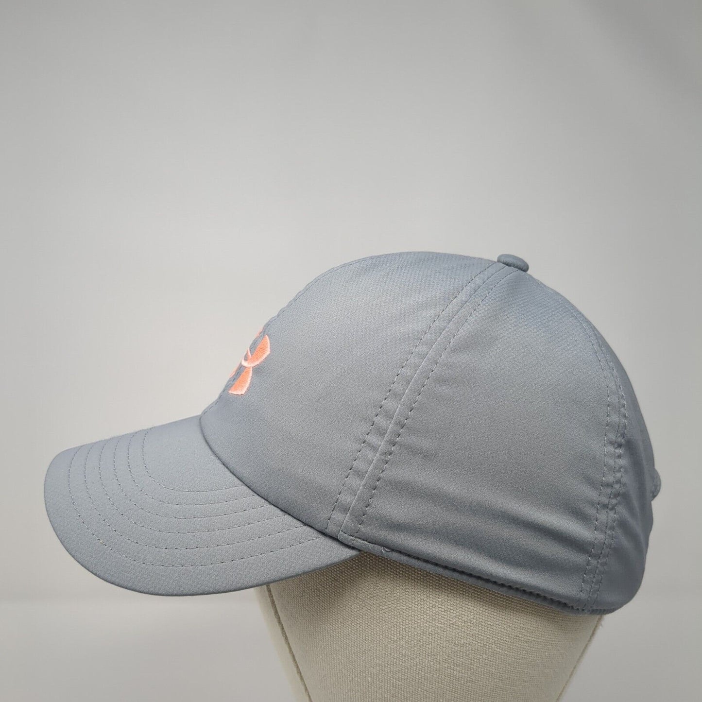 Under Armour Women's Slideback Hat Gray One Size Adjustable Embroidered