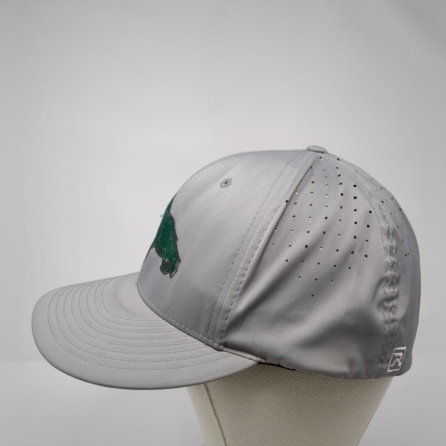 Denver Broncos Fitted Hat Gray L/XL Flexfit Embroidered PTS Lite Richardson