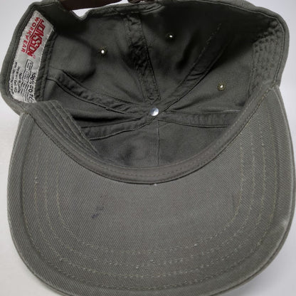 Jonsson Workwear TAASA Gray Baseball Cap OSFM Strapback Cotton Embroidered Hat