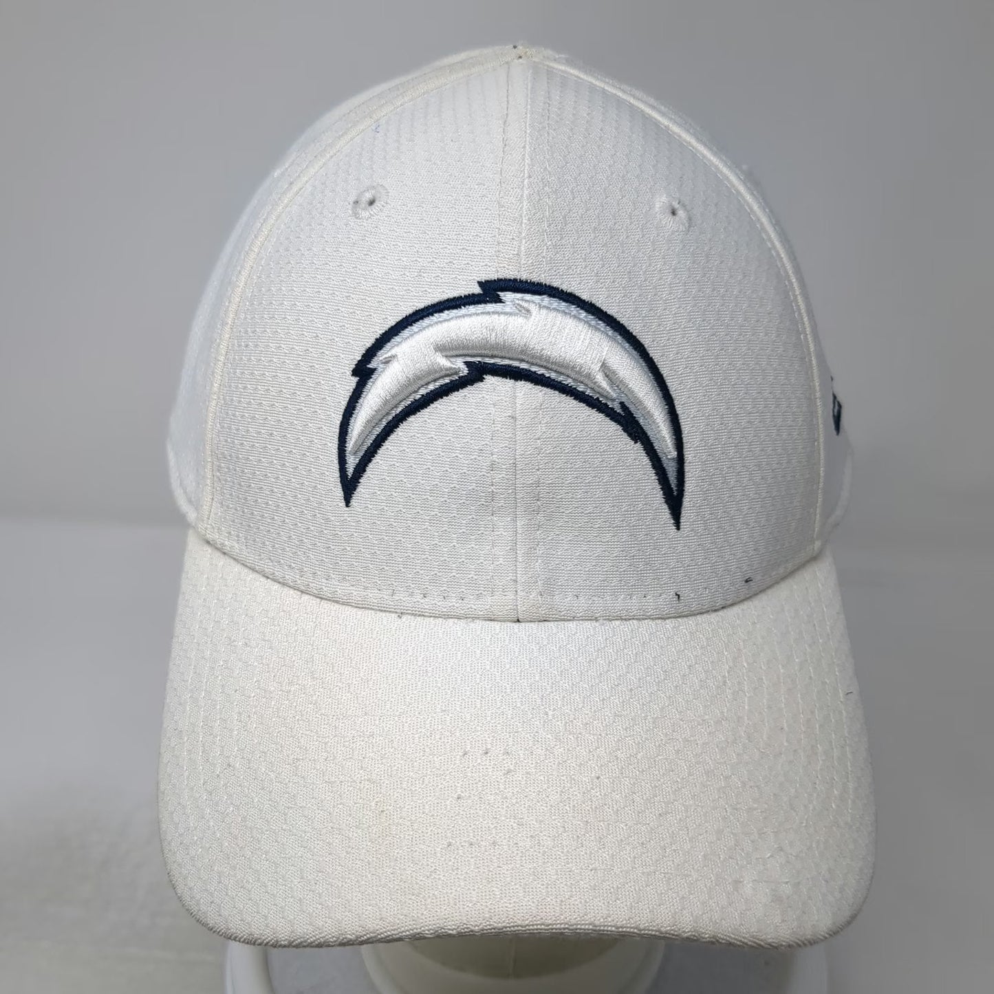 New Era Los Angeles Chargers NFL White XL Cap 100th Anniversary Patch 39THIRTY