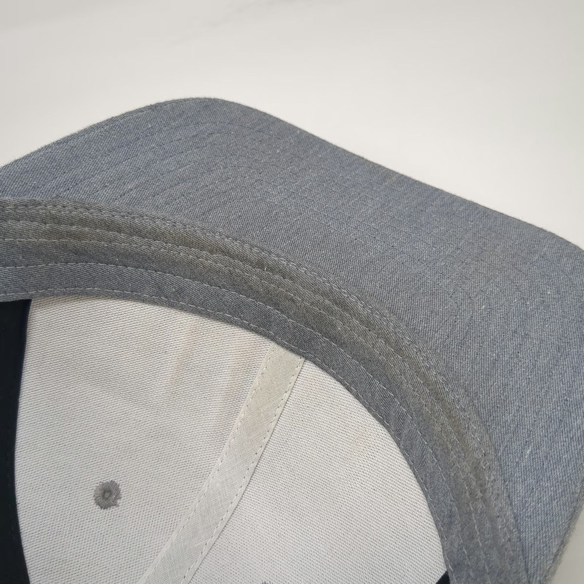 Richardson Trucker Hat Gray One Size Mesh Snapback Outdoors Honey Hole Mountain