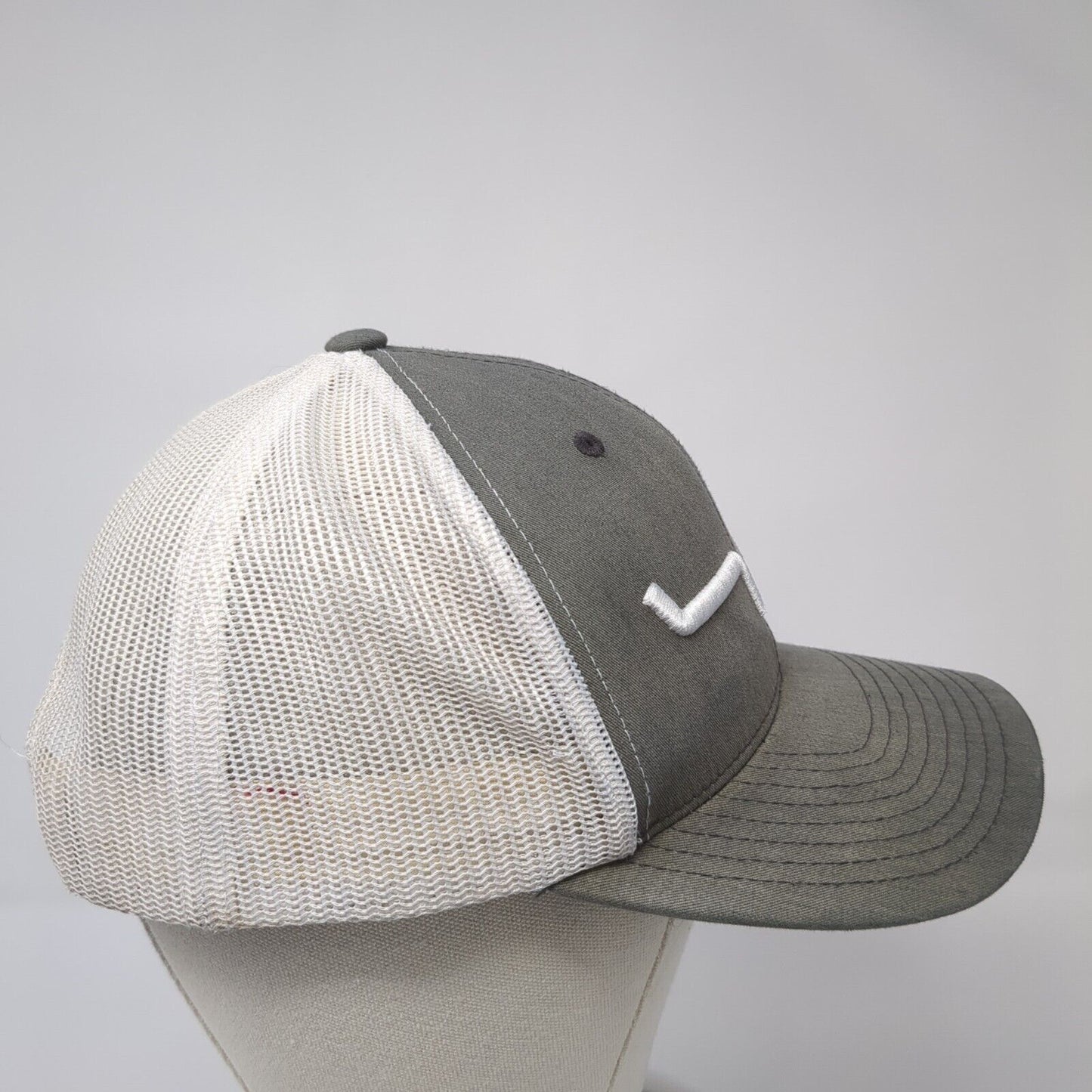 Kimes Ranch Snapback Trucker Hat Gray One Size Adjustable Mesh Classics Yupoong