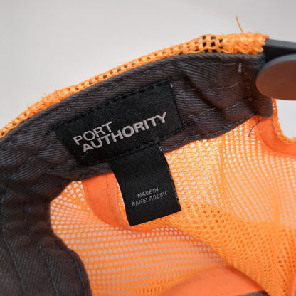 Letter M Snapback Mesh Back Trucker Hat Multi One Size Port Authority