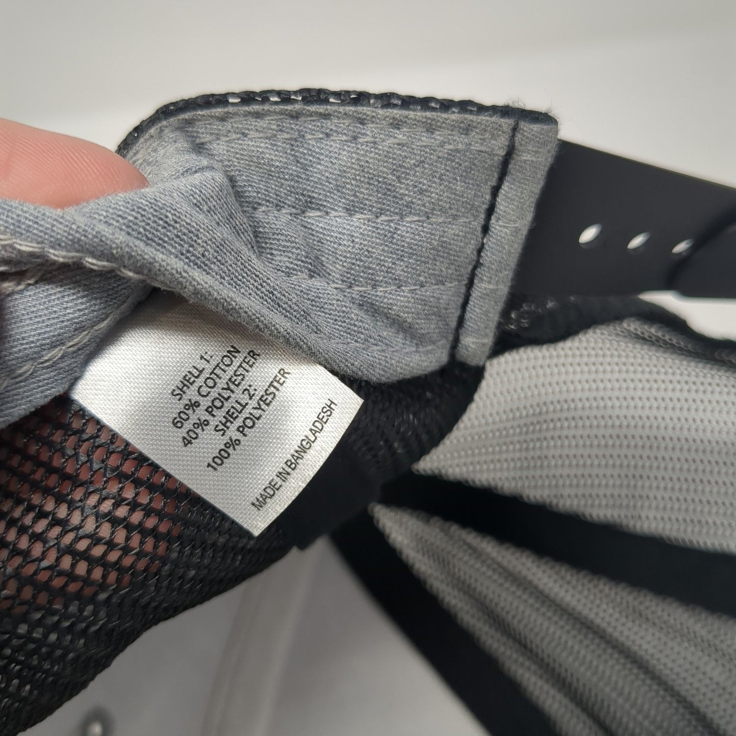 Idaho Roots Snapback Mesh Back Trucker Hat Gray One Size Colorblock