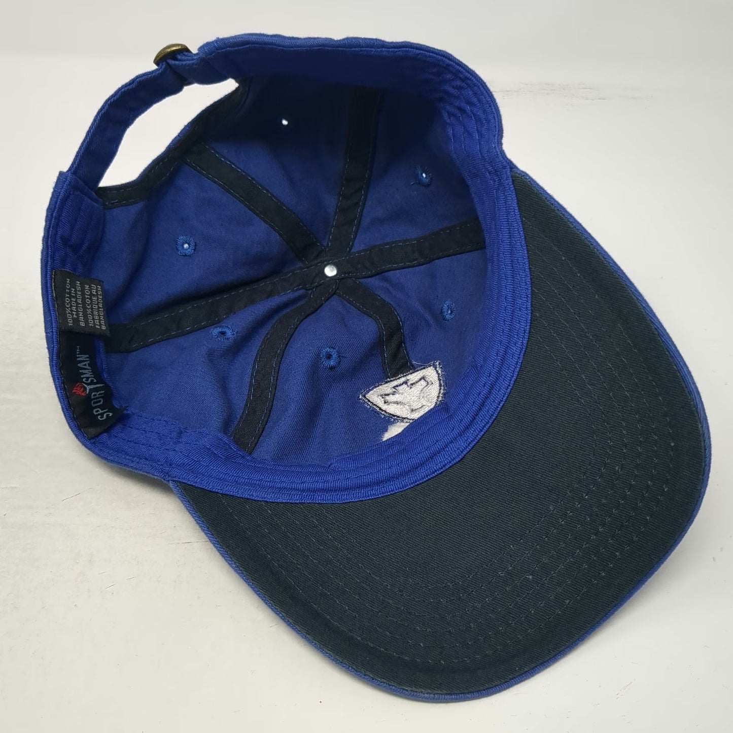Sportsman Baseball Cap Blue One Size Adjustable Public Health Embroidered Hat