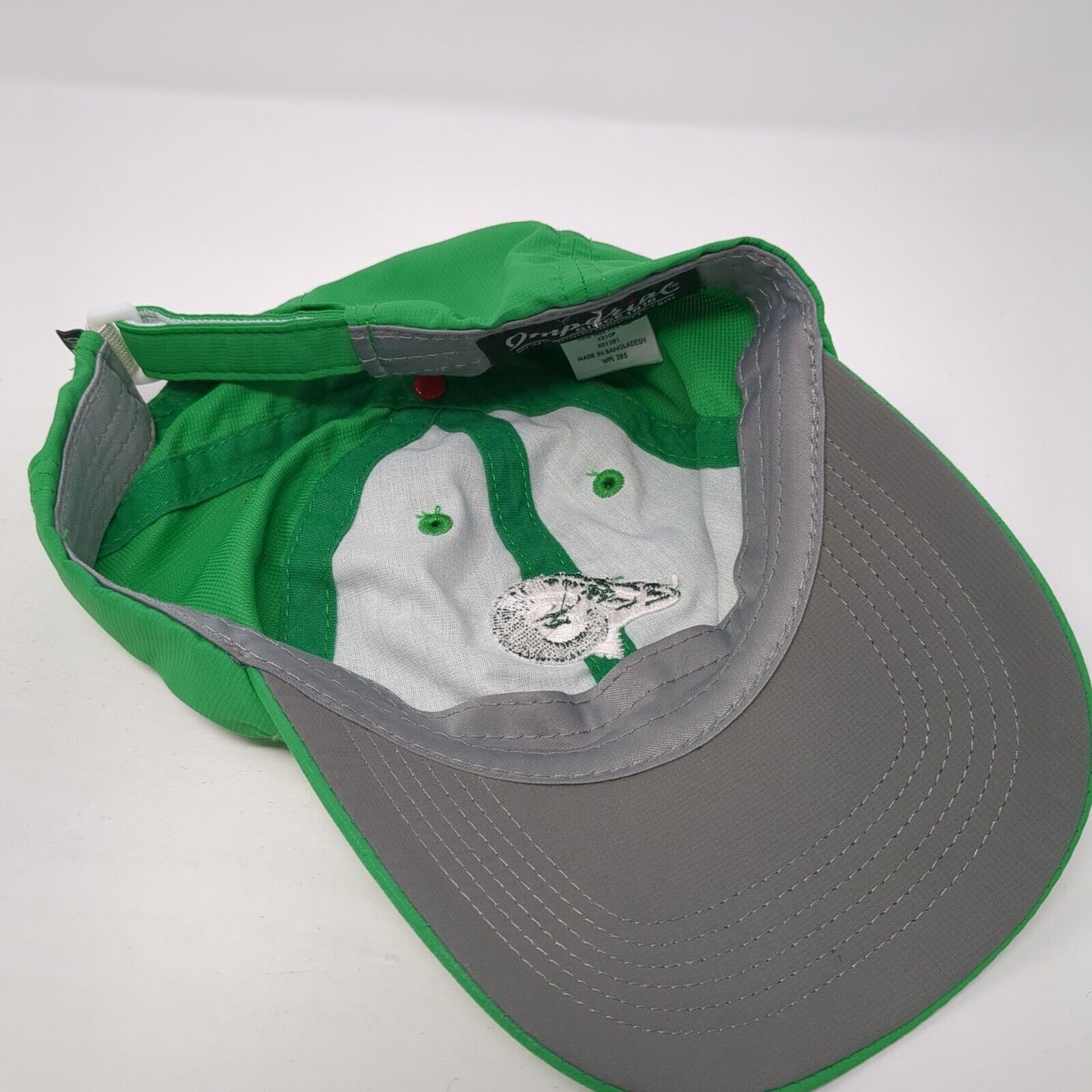 Bighorn Strapback Hat Green One Size Adjustable Embroidered Imperial
