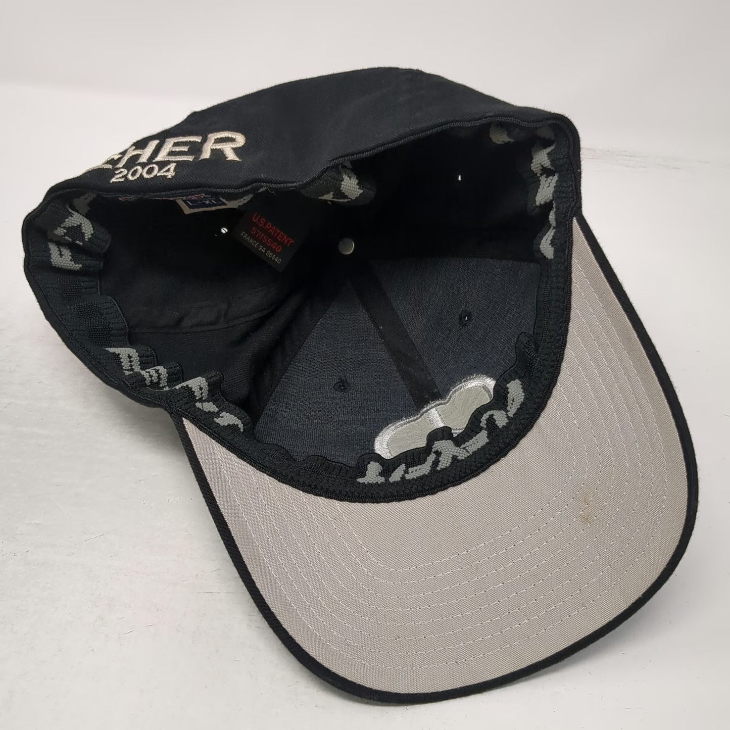 Flexfit Baseball Cap Black XL Peace Sign Cher 2004 Concert Tour hat Vintage