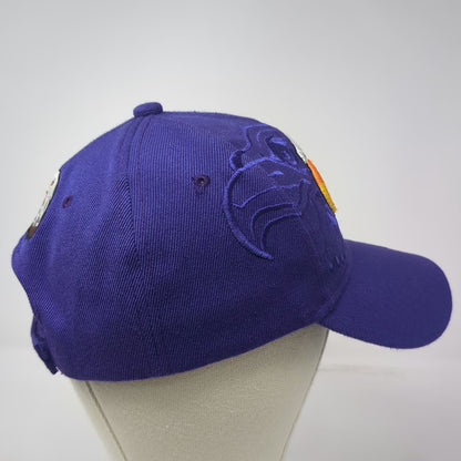 Patriotic Jac Sales Purple One Size Baseball Cap Hat Eagle Head Brim Embroidery