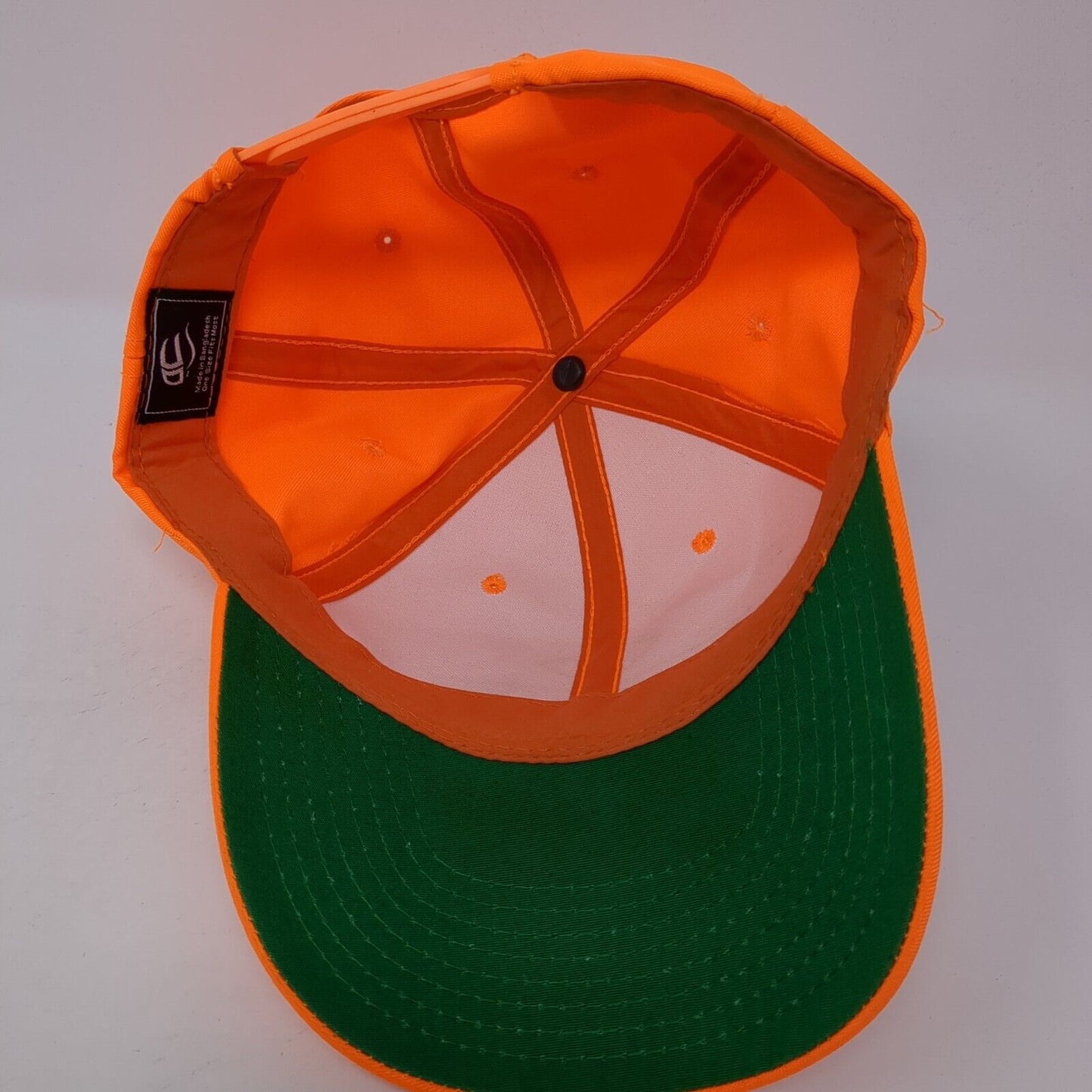 John's Sport Center Snapback Hat Orange One Size Adjustable Outdoor Cap