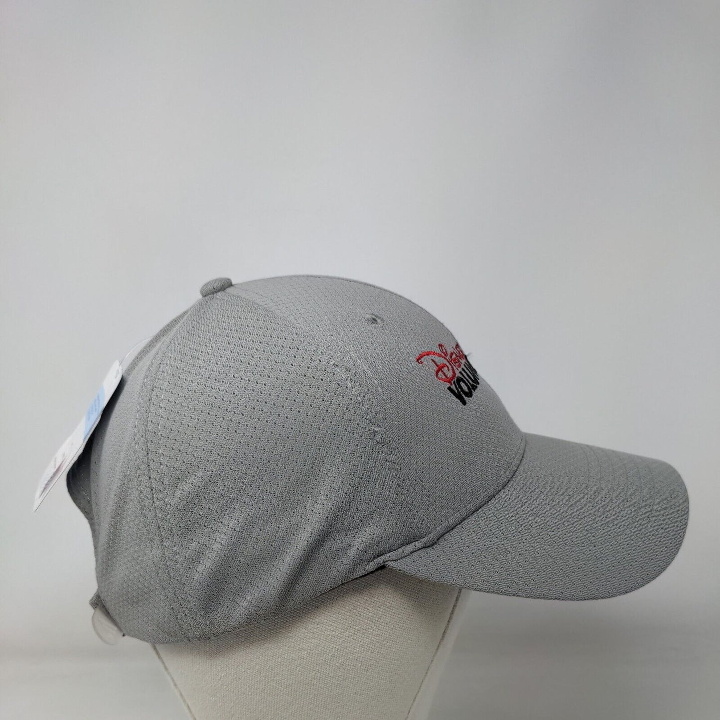 Disney Voluntears Strapback Hat Gray OSFA Adjustable Embroidered W/Tags