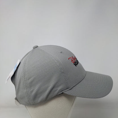 Disney Voluntears Strapback Hat Gray OSFA Adjustable Embroidered W/Tags