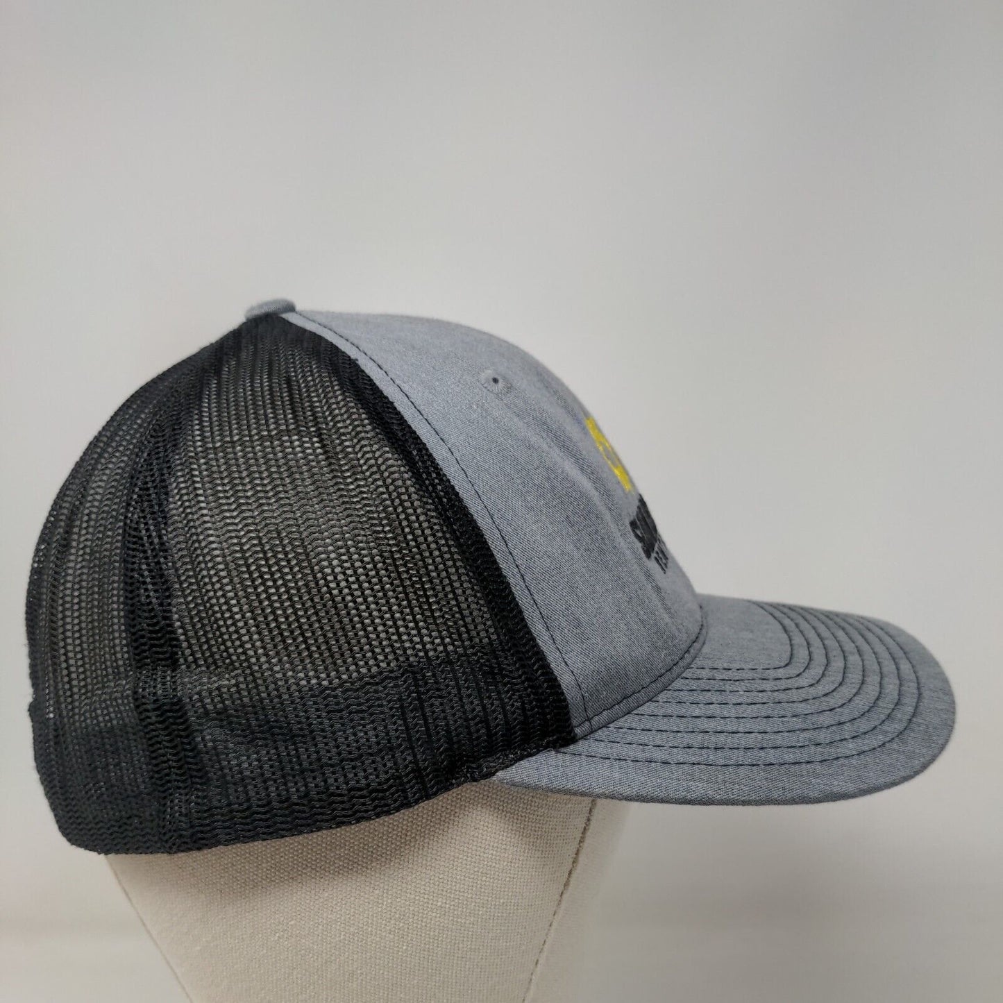 Sunbelt Rentals Snapback Mesh Back Trucker Hat Gray One Size Embroidered