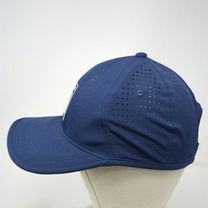 Nike Golf Baseball Cap Blue OSFM Tiger Woods TW Logo Strapback Hat Perforated