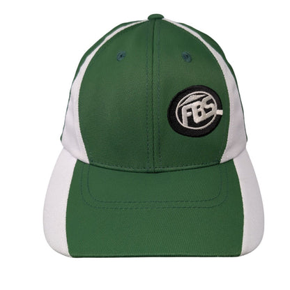 FBS Strapback Hat Green OSFA Adjustable Embroidered Vented Holes Sport-Tek