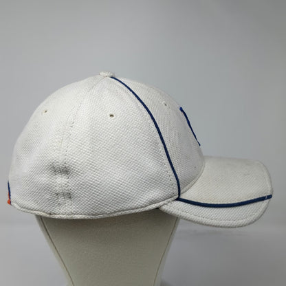 New York Mets MLB New Era Baseball Cap White XL 39THIRTY Blue Orange Logo Hat